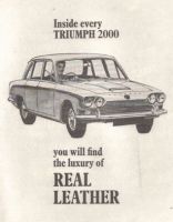 Retro Car Ad Posters - Triumph 2000 1968 Advert - The Nostalgia Store